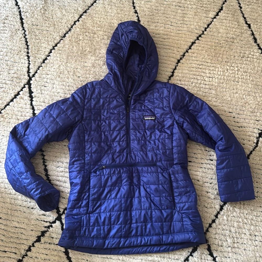Patagonia three quarter zip all season jacket. Perfect for layering.